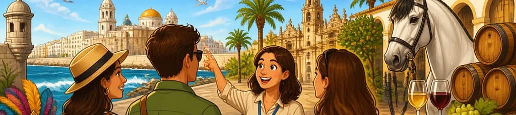 Excursión privada de seis horas por Cádiz y Jerez de la Frontera, con salida desde Cádiz