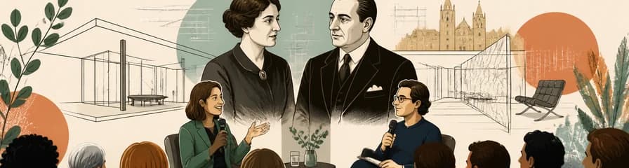La coautoría entre Lilly Reich y Mies en el Hay Festival Segovia 2026