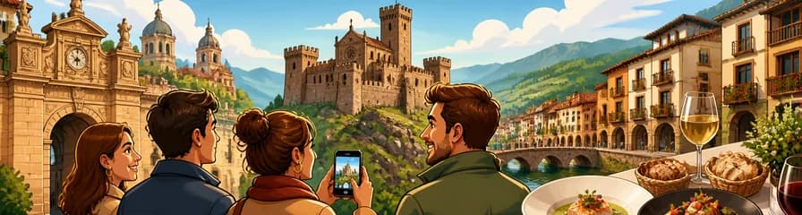 Aventura exclusiva: Visita a los castillos de Pamplona y Javier con festín culinario en Tolosa