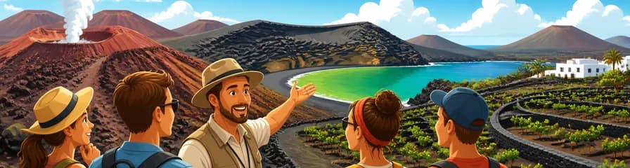 Aventura de un día completo: Timanfaya, Laguna Verde y La Geria