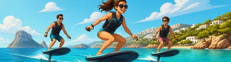 Sesión de Efoil en Ibiza: Una Experiencia Acuática Única