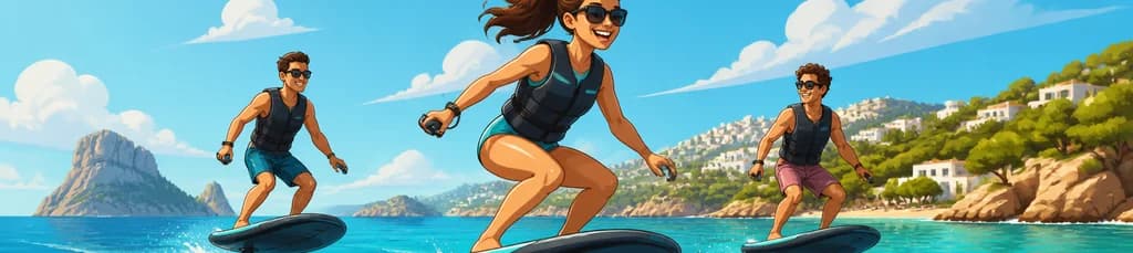 Sesión de Efoil en Ibiza: Una Experiencia Acuática Única