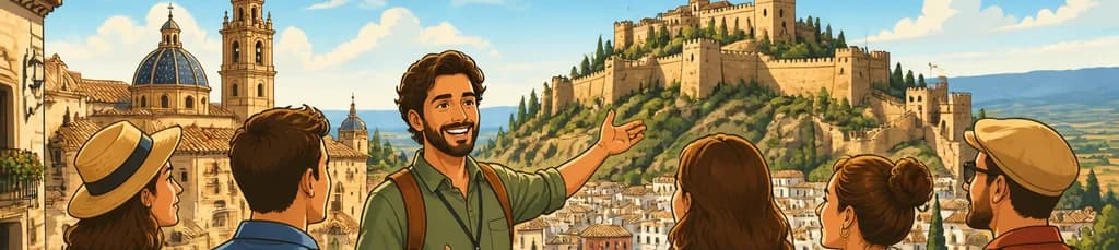 Recorrido privado de medio día por los puntos de interés de Xàtiva con un guía local