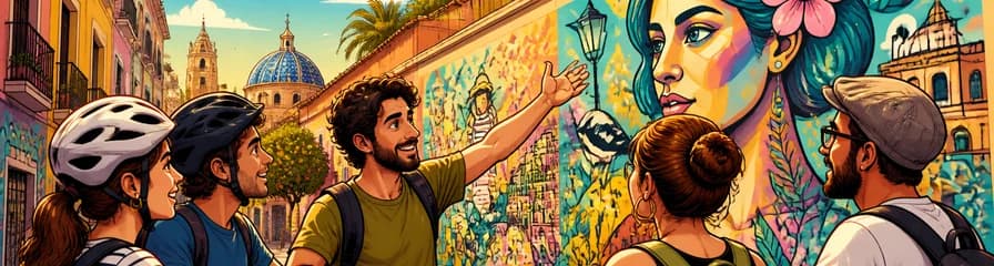 Explora el Arte Urbano de Valencia: Un Tour Guiado en Bicicleta para Grupos Reducidos