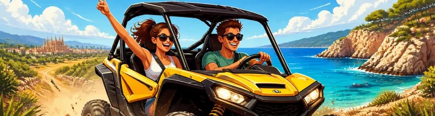 Aventura en buggy por Palma de Mallorca: recorrido con opción de baño