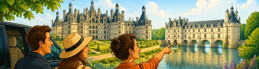 Excursión inolvidable: Dos castillos del Valle del Loira en un día, con salida desde París