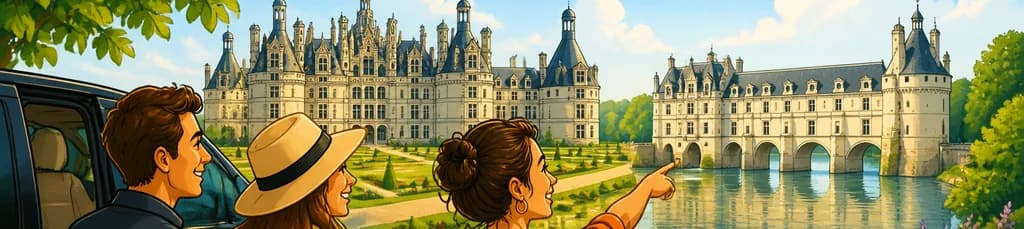 Excursión inolvidable: Dos castillos del Valle del Loira en un día, con salida desde París