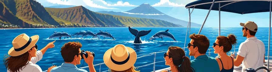 Exclusiva travesía privada para avistar ballenas y delfines en Tenerife (máximo 11 pasajeros)