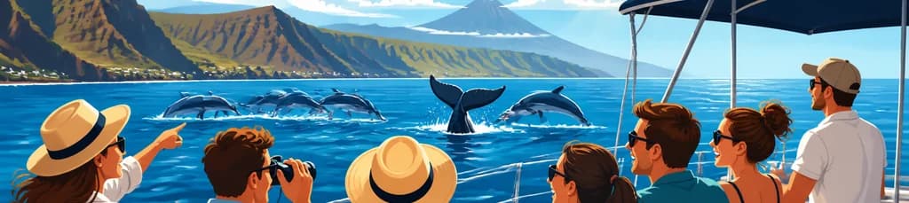 Exclusiva travesía privada para avistar ballenas y delfines en Tenerife (máximo 11 pasajeros)
