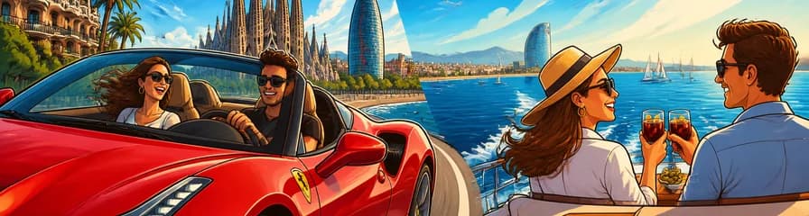 Aventura en Barcelona: Conducción de Ferrari y Experiencia de Navegación