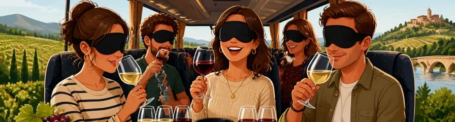 Experiencia en el Bus del Vino Somontano: Ruta "A Ciegas"