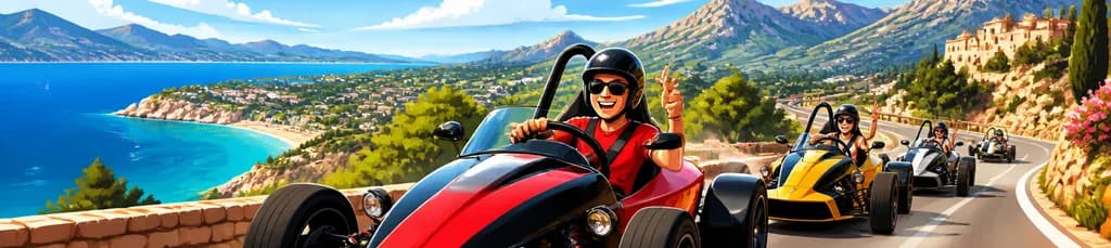 Conduce tu propio coche de Fórmula Uno para explorar Mallorca