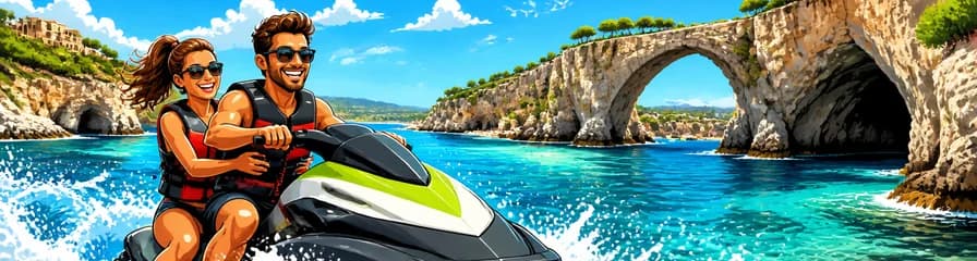 Una hora de emoción en moto de agua por Andratx