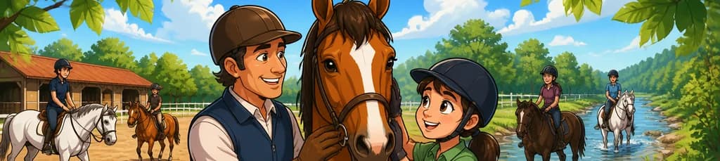 Aventuras ecuestres y clases de equitación en la Escuela de Henry