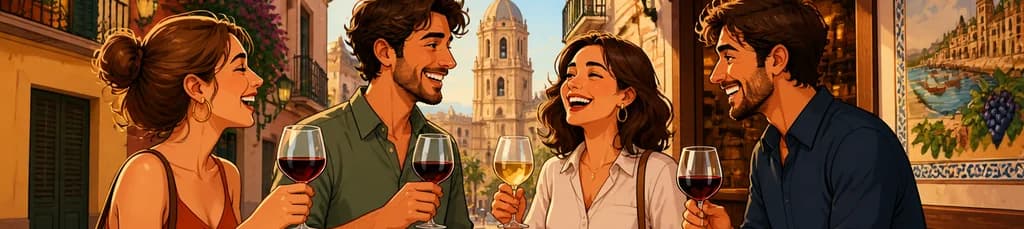 Descubre Málaga a través de un recorrido privado de vinos y tapas