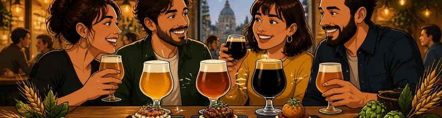 Cata y maridaje: tres cervezas artesanales y tres tapas selectas