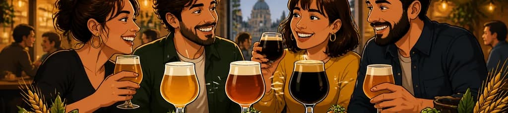 Cata y maridaje: tres cervezas artesanales y tres tapas selectas