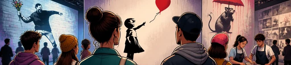 La experiencia inmersiva del Museo Banksy en Madrid