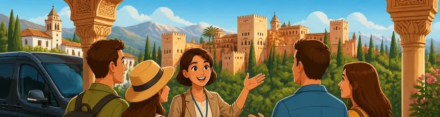Tour privado con guía a la Alhambra desde su alojamiento en Córdoba