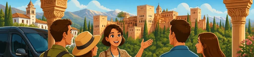 Tour privado con guía a la Alhambra desde su alojamiento en Córdoba