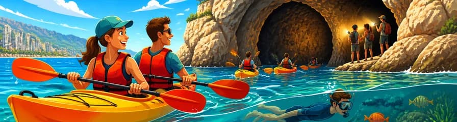 Aventura en kayak y snorkel por la Cova Tallada
