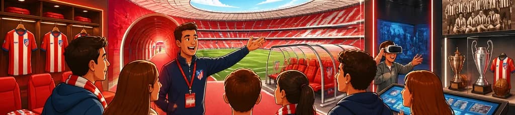 Recorrido Guiado por el Estadio y Museo del Atlético de Madrid