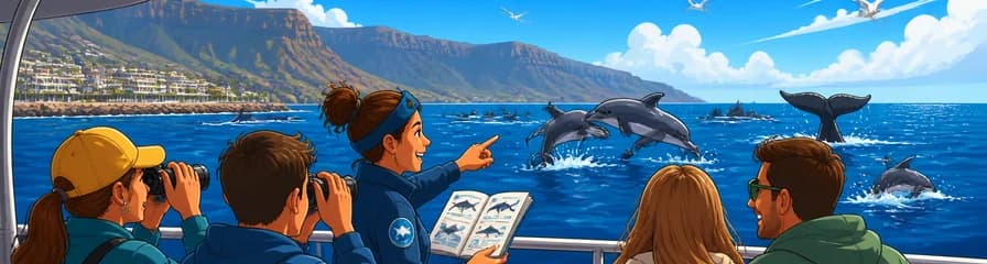 Observación de cetáceos en la costa de Adeje, al sur de Tenerife
