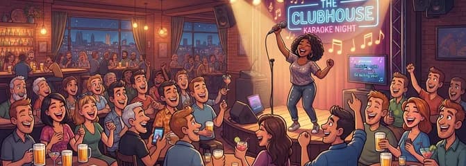 Noche de Karaoke en The Clubhouse