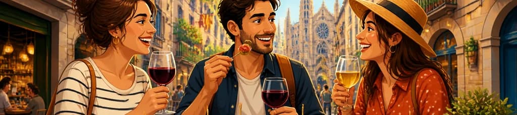 Descubra el Born de Barcelona con un tour autoguiado de tapas y vinos