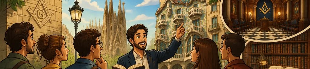 Descubre Barcelona en un tour privado por su historia masónica