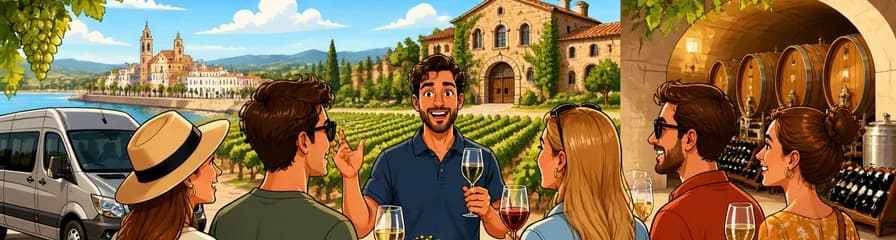 Tour en grupo reducido para visitar dos bodegas con recogida gratuita en tu hotel de Sitges