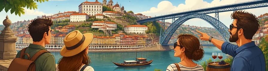 Descubra Oporto en un tour privado de 12 horas partiendo desde Santiago de Compostela
