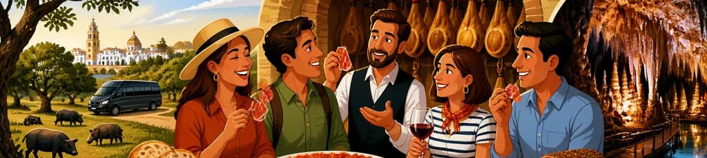 Aventura gastronómica: Descubre el jamón ibérico de la Sierra de Huelva con salida desde Sevilla