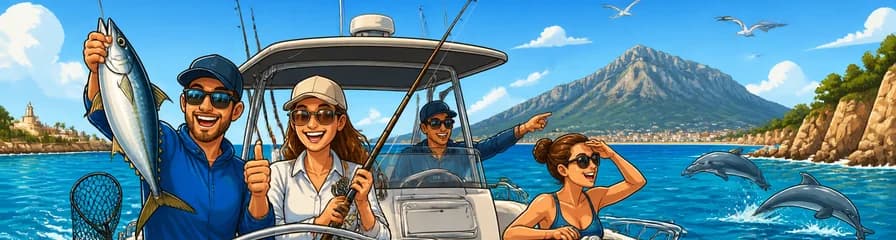 Vive la emoción de la pesca y explora la costa con nuestros paseos en barco por Dénia