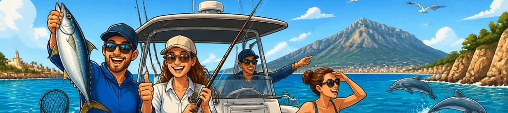Vive la emoción de la pesca y explora la costa con nuestros paseos en barco por Dénia
