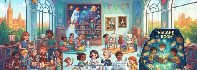 Taller de verano: diversión y aprendizaje en la Biblioteca Infanta Elena