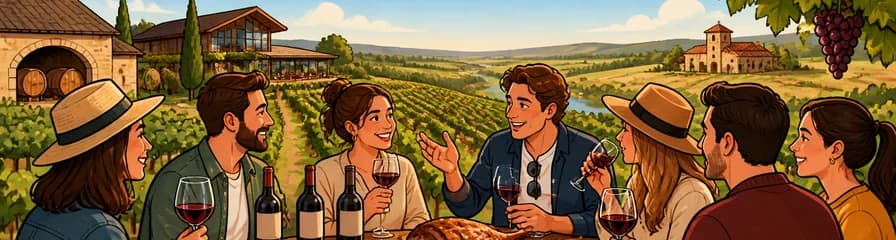 Excursión enológica de día completo a la Ribera del Duero desde Madrid, incluyendo visita a tres bodegas y almuerzo
