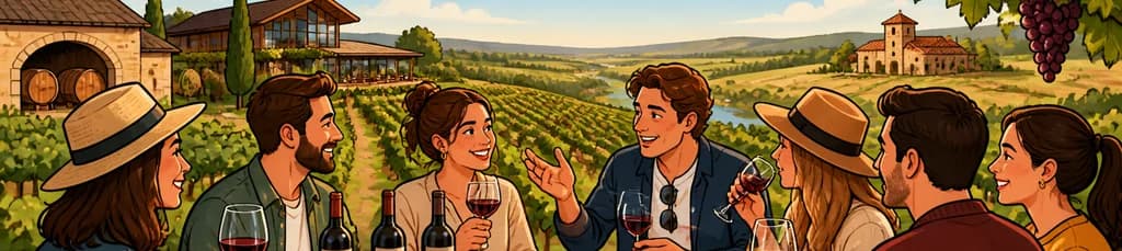 Excursión enológica de día completo a la Ribera del Duero desde Madrid, incluyendo visita a tres bodegas y almuerzo