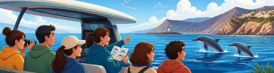 Excursión de medio día en crucero para la observación de delfines y ballenas