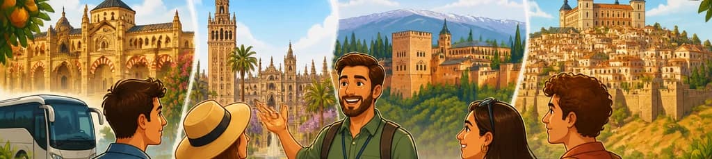 Recorrido guiado de cuatro días por Andalucía y Toledo, con salida desde Madrid