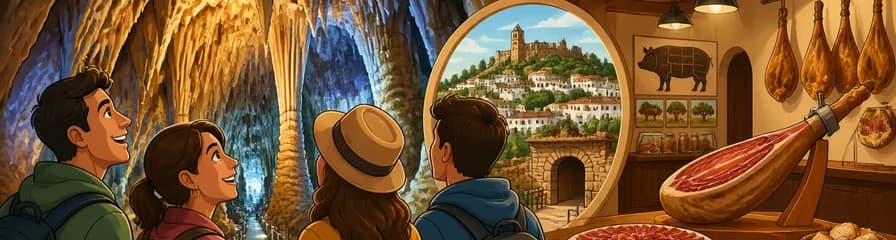 Exploración de la Gruta de las Maravillas y visita al Museo del Jamón en Aracena