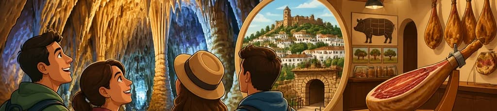 Exploración de la Gruta de las Maravillas y visita al Museo del Jamón en Aracena