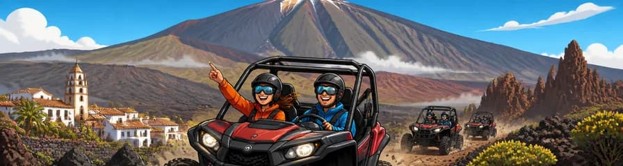 Recorrido en buggy con traslado por el Parque Nacional del Teide