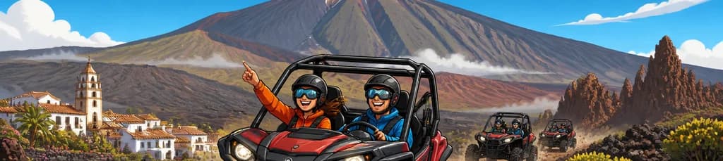 Recorrido en buggy con traslado por el Parque Nacional del Teide