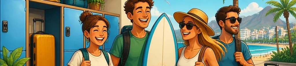 Almacenamiento seguro de equipaje y consigna Ocean Life en Tenerife