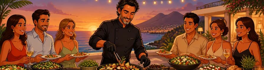 Cena buffet privada con el chef Roberto Medda en Tenerife