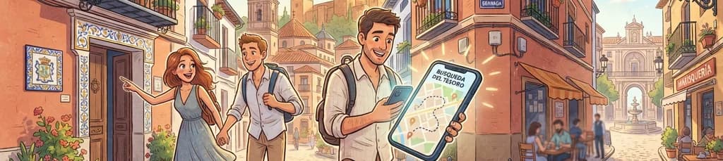 Aventura Romántica en Málaga: Búsqueda del Tesoro para Parejas
