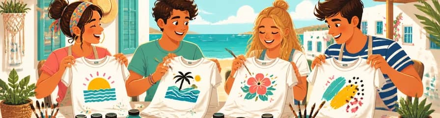 Taller para personalizar tu camiseta en Formentera