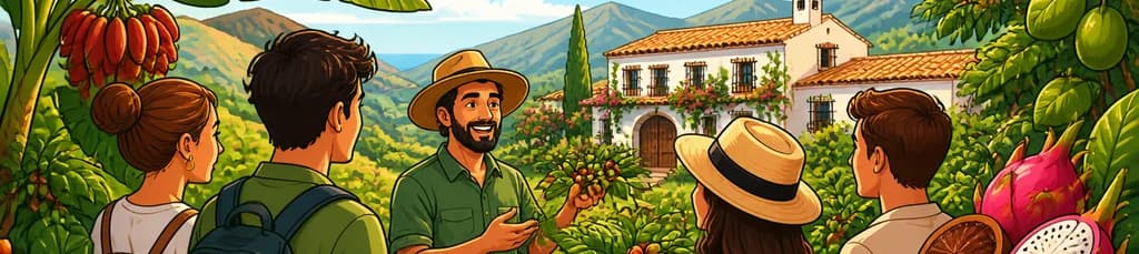 Descubre la única plantación de café de Europa con una visita guiada en Málaga