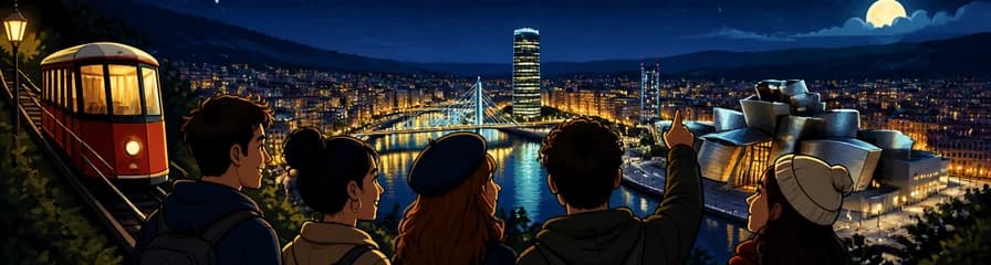Recorrido nocturno por Bilbao